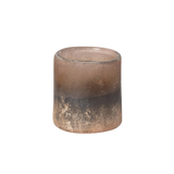 Mocha Organic Glass Hurricane, Small