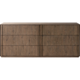 Leo Rustic Grey 6 Drawer Dresser | ready to ship!