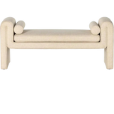 Mitchell Thames Cream Accent Bench | ready to ship!