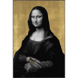 Art encadré Enigma doré