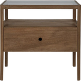 Spindle Bedside Table Reclaimed Teak | ready to ship!