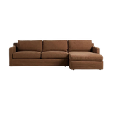 Hampton Antwerp Cafe 2-Piece Right Chaise Slipcover Sectional | ready to ship!