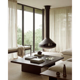 Featuring Jack Ivory Mahogany Dark Brown Bench by Ethnicraft at Amethyst Home. Alluring from every angle, luxuriant shapes and curves form the basis of the Jack collection. This bench's clean lines are inspired by Scandinavian modernism, reinforcing a classic, vintage, feel that can be passed on to generations ahead.Weight : 31 lbs Dimensions: 16.5" W.  Amethyst Home provides interior design, new home construction design consulting, vintage area rugs, and lighting in the Salt Lake City metro area.