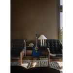 Featuring Halston Black Leather Chair by Four Hands at Amethyst Home. Featured in one of our recent home tours -- the Halston leather chair is the ultimate in comfort and surprised everyone who sat in it.  It has a hammock sling style construction that just feels sooo right.
Overall Dimensions: 30"W x 34.25"L x 32"HMaterials: Top Grain Leather, Solid AshSea. Amethyst Home provides interior design, new home construction design consulting, vintage area rugs, and lighting in the Park City metro area.