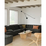 Featuring N701 Moss Modular Sofa by Ethnicraft at Amethyst Home. The N701 sofa is an inviting design that oozes comfort and relaxation. By combining the different modules and sizes, you have unlimited possibilities when it comes to creating your own unique setting.Weight : 30 lbs Dimensions: 39" W x 33" L x 30" H.  Amethyst Home provides interior design, new home construction design consulting, vintage area rugs, and lighting in the Calabasas metro area.