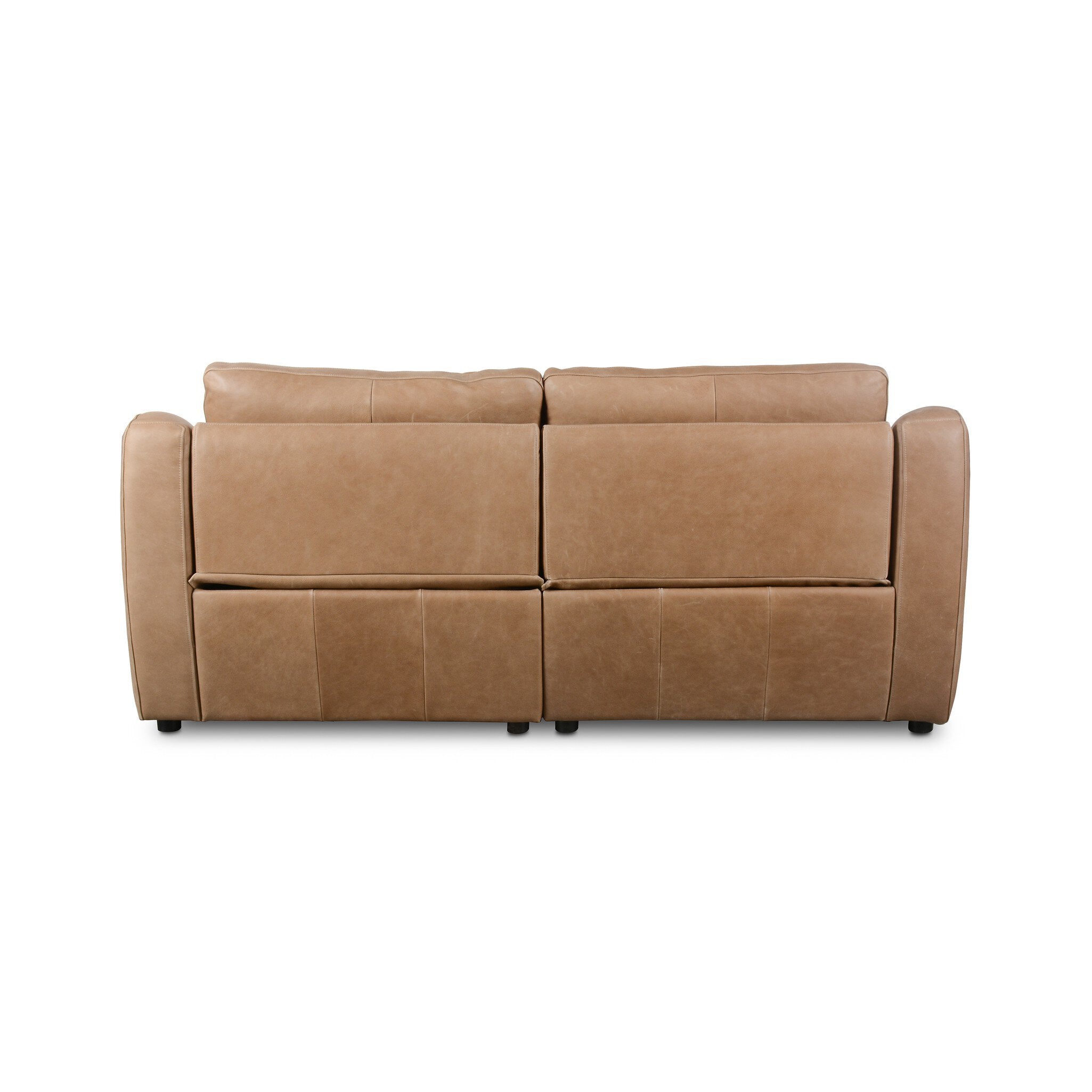 Featuring Crawford Palermo Drift Power Recliner 2-Piece Sectional Sofa by Four Hands at Amethyst Home. A fresh take on the classic recliner. Customize your comfort level with the push of hidden buttons with pieces in our Power Motion collection. Made from caramel top-grain leather. Includes 9'5" power cord. There is a six-motor maximum per power outlet. Ea. Amethyst Home provides interior design, new home construction design consulting, vintage area rugs, and lighting in the Des Moines metro area.