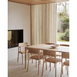 Featuring Pi Armless Oak Dining Chair by Ethnicraft at Amethyst Home. The PI collection honors nature’s design by keeping the strength, curves and lines, as nature intended. Interesting shapes are discovered in this sleek and stylish, polished imperfect, finish. Each PI item is finished by hand to ensure that the individual character of the wood is respect.  Amethyst Home provides interior design, new home construction design consulting, vintage area rugs, and lighting in the Park City metro area.