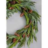 Pinecone Winter Wreath - 23"