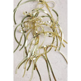 Maxi Gold Duster Bow Holiday Statement Earrings