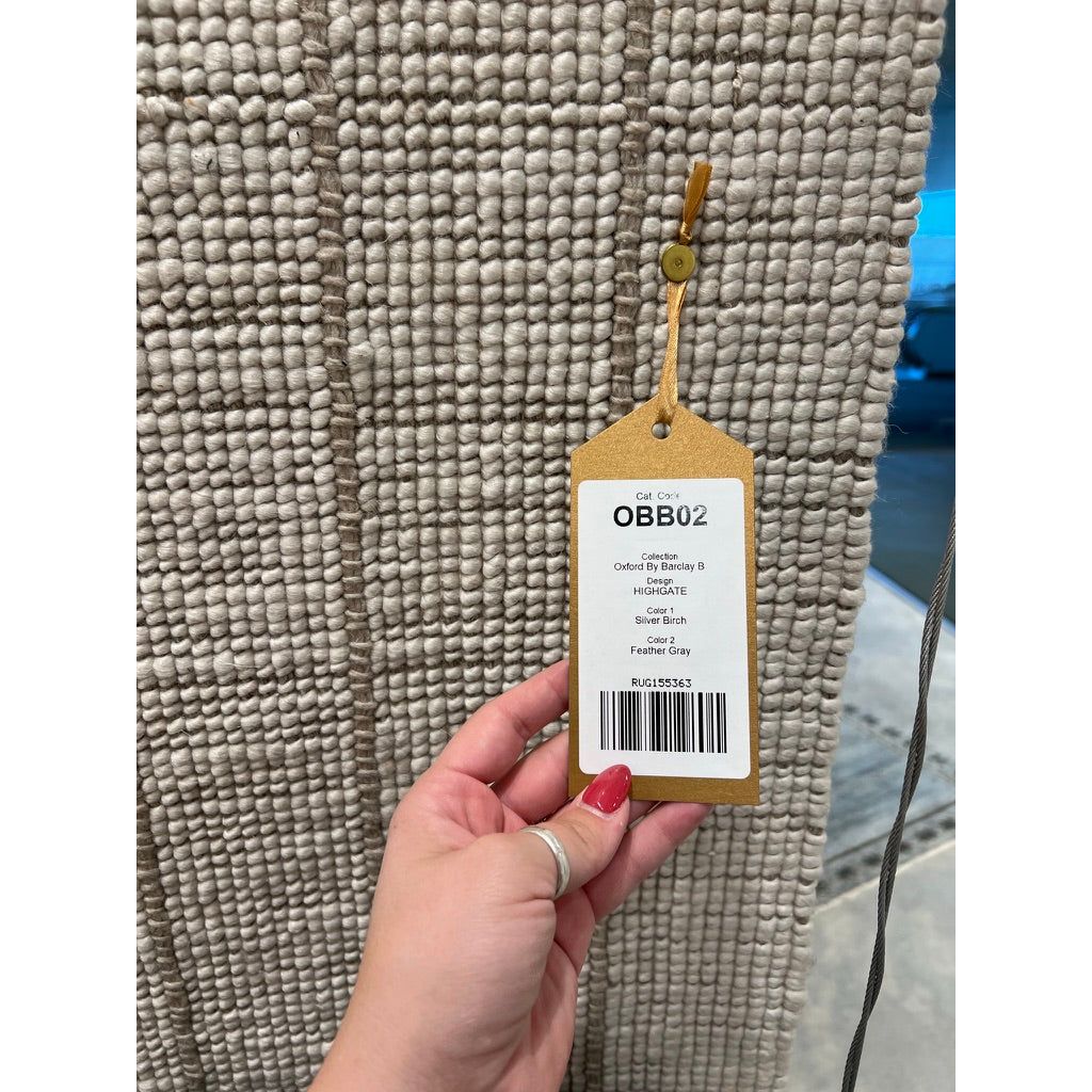 Featuring Oxford  Highgate Rug by Jaipur Living at Amethyst Home. Elegant and casual in the same moment, the Oxford Highgate by Barclay Butera introduces handwoven accents to an array of spaces. The natural, undyed yarns complement a range of palettes and styles, perfectly paired for modern and traditional homes alike. The Highgate design features a strip.  Amethyst Home provides interior design, new home construction design consulting, vintage area rugs, and lighting in the Des Moines metro area.