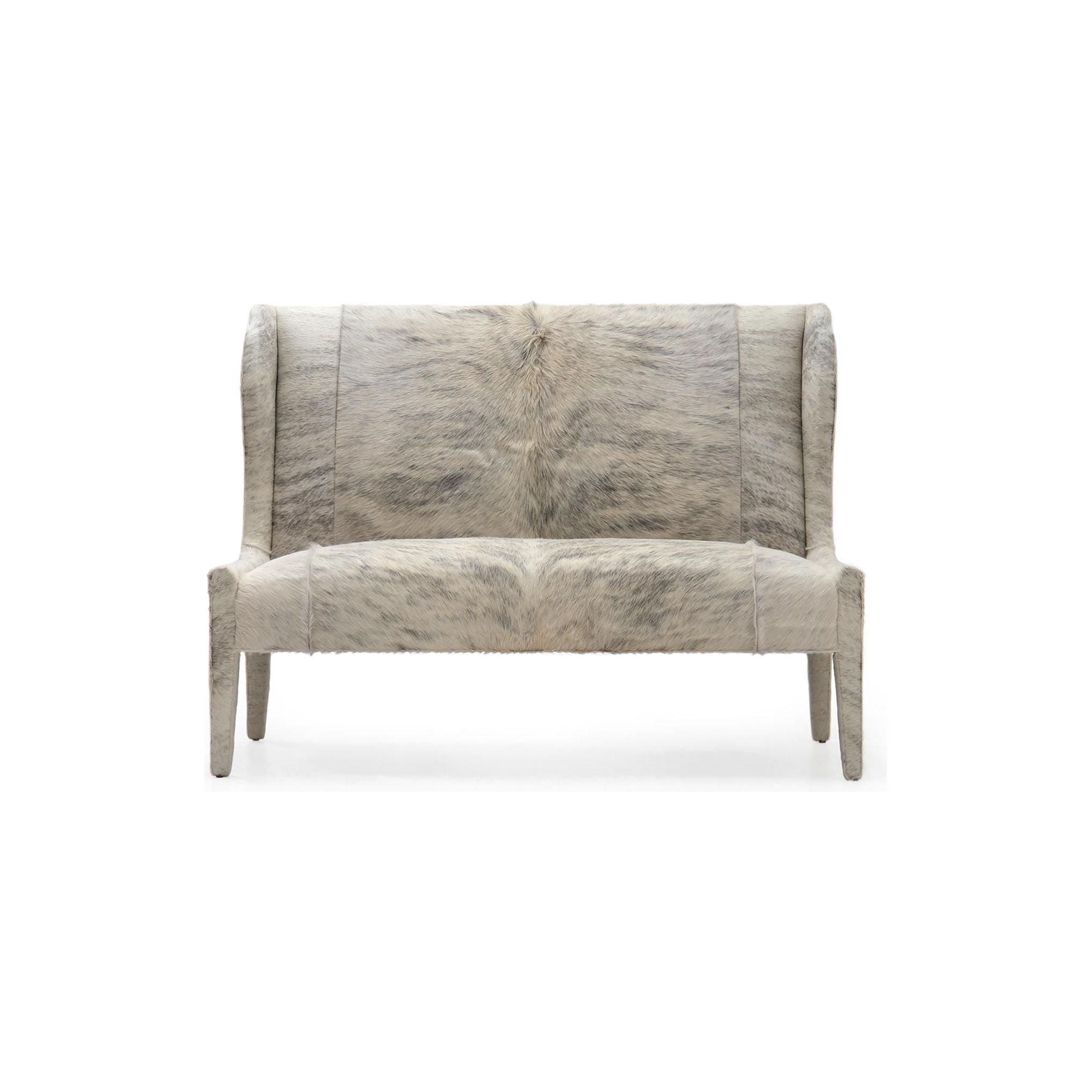 The Amelie Banquette captivates with its high, gracefully curved backrest, elegant winged sides, and inviting seat. Amethyst Home provides interior design, new home construction design consulting, vintage area rugs, and lighting in the Winter Garden metro area.