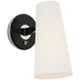 Featuring Olina 10" Sconce by Visual Comfort at Amethyst Home. Illuminate your space with the Olina Sconce. Its sleek design and energy-efficient LED technology provide the perfect balance of style and functionality. With a wide range of stunning finishes to choose from, this sconce will elevate any room and add a touch of modern elegance.
Overall Dimensio.  Amethyst Home provides interior design, new home construction design consulting, vintage area rugs, and lighting in the Park City metro area.