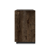 Featuring Abaso Ebony Rustic Wormwood Oak 6-Drawer Dresser by Four Hands at Amethyst Home. Made from thick-cut oak veneer with a faux rustic finish made to emulate wormwood, this six-drawer dresser features chunky squared legs and dovetail joinery detailing.Overall Dimensions: 80.00"w x 20.00"d x 32.00"hWeight : 304.01 lbsMaterials : Thick Oak Veneer, Engineered Hardwood. Amethyst Home provides interior design, new construction, custom furniture, and area rugs in the Portland metro area