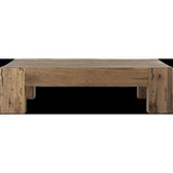Featuring Abaso Rustic Wormwood Oak Coffee Table by Four Hands at Amethyst Home. Made from thick-cut oak veneer with a faux rustic finish made to emulate wormwood, the Abaso Rustic Wormwood Oak Coffee Table is a low, large-scale coffee table features chunky squared legs and dovetail joinery detailing.
Overall Dimensions: 55"W x 55"L x 15"HWeight: 168.76 lbsMaterials: Thick Oak VeneerClearance . Amethyst Home provides interior design services, furniture, rugs, and lighting in the Dallas metro area.