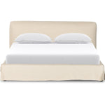 Featuring Aidan Natural Slipcover Bed by Four Hands at Amethyst Home. Dreamy European style slipcovered bed in a thick Belgian linen.  Low profile and timeless appeal.
Durable and soft to the touch, Libeco-sourced linens and linen blends are artisan-made without toxic chemicals. Slipcovered styles are fully removable and machine-washable for easy care.
King: Overall Dimensions: 84.25"W. Amethyst Home provides interior design, new construction, custom furniture and area rugs in the Miami metro area