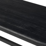 Featuring Alfie Black Pine Dining Table by Four Hands at Amethyst Home. Expertly crafted from black pine, the Alfie Dining Table is a sleek and sophisticated addition to any dining room. With its sturdy design and clean lines, this table provides a stylish and functional space for entertaining. Elevate your dining experience with the Alfie Black Pine Dining Table.
Overall Dimensions: . Amethyst Home provides interior design, new construction, custom furniture, and area rugs in the Tampa metro area