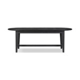 Featuring Alfie Black Pine Dining Table by Four Hands at Amethyst Home. Expertly crafted from black pine, the Alfie Dining Table is a sleek and sophisticated addition to any dining room. With its sturdy design and clean lines, this table provides a stylish and functional space for entertaining. Elevate your dining experience with the Alfie Black Pine Dining Table.
Overall Dime. Amethyst Home provides interior design, new construction, custom furniture, and area rugs in the Winter Garden metro area