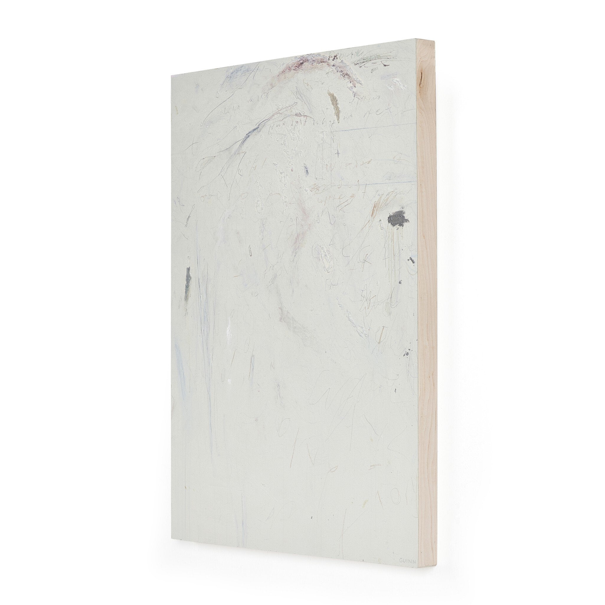 Featuring Answers Only You Provide Art by Tyler Guinn by Four Hands at Amethyst Home. Based in Austin, Texas, abstract-expressionist painter Tyler Guinn looks to texture and organic sensibility to shape his wide variety of works, from geometric pieces and flowing landscapes to mark making and automatic writing. Handmade in Austin, Texas. Framed in a maple gallery box.
24" x 32"Overall. Amethyst Home provides interior design, new construction, custom furniture, and area rugs in the Miami metro area