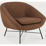 Featuring Barrow Copper Lounge Chair by Ethnicraft at Amethyst Home. Seeking its inspiration from the 50s, the Barrow lounge chair has an irresistible vintage vibe. The lightness of the metal foot base teamed with premium upholstery are a timeless addition to any space. Let yourself melt into the warm embrace of this incredibly comfortable chair.Weight : 42 lb Dimensions: 31.5 in . Amethyst Home provides interior design, new construction, custom furniture, and area rugs in the Park City metro area