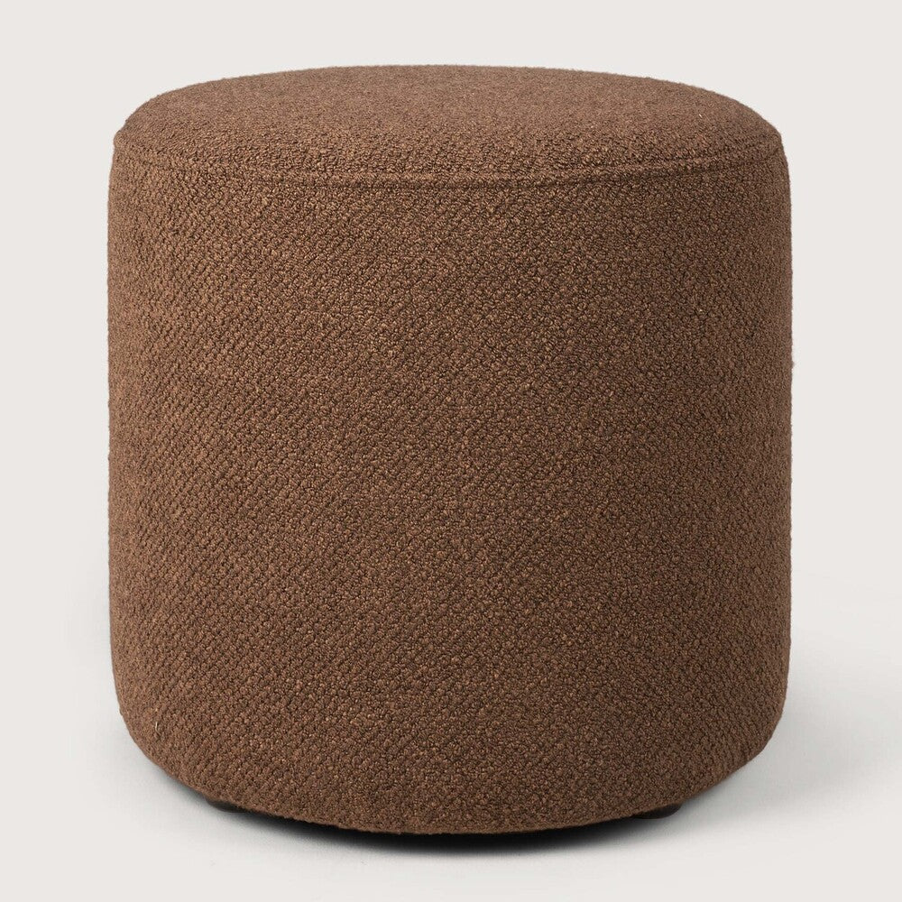 Featuring Barrow Copper Pouf by Ethnicraft at Amethyst Home. The Barrow Pouf is a cozy complement to any living space. Made with Italian fabrics in a range of hues, the Barrow pouf creates a relaxed atmosphere while doubling as additional seating for an indoor gathering. This easy-to-style item was designed by Jacques Deneef.Collection : BarrowFire Retardant : NoFloor Protector : . Amethyst Home provides interior design, new construction, custom furniture, and area rugs in the Park City metro area