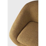 Featuring Barrow Ginger Lounge Chair by Ethnicraft at Amethyst Home. Seeking its inspiration from the 50s, the Barrow lounge chair has an irresistible vintage vibe. The lightness of the metal foot base teamed with premium upholstery are a timeless addition to any space. Let yourself melt into the warm embrace of this incredibly comfortable chair.Weight : 42 lb Dimensions: 31.5 in. Amethyst Home provides interior design, new construction, custom furniture, and area rugs in the Des Moines metro area