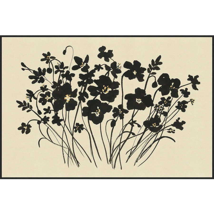 Black Poppies Framed Art - 61 x 41
