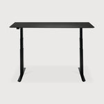Featuring Bok Black Us Oak Black Adjustable Desk by Ethnicraft at Amethyst Home. The Bok adjustable desk was designed with the importance of health and good posture in mind. The motorised system in its legs allows the tabletop to be elevated to the height of your liking. That way, you can easily switch between sitting and standing throughout the workday. Choose between white or bl. Amethyst Home provides interior design, new construction, custom furniture, and area rugs in the Nashville metro area