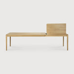 Featuring Bok Oak Rectangular Extendable Dining Table by Ethnicraft at Amethyst Home. Reminiscent of a goat's curved horns, the Bok collection combines sculptural elegance and contemporary crafting into a graceful and airy form. The signature Bok table made extendable to bring even more people together. Its airy shape yet rock-solid construction makes this solid oak extendable dinin. Amethyst Home provides interior design, new construction, custom furniture, and area rugs in the Seattle metro area