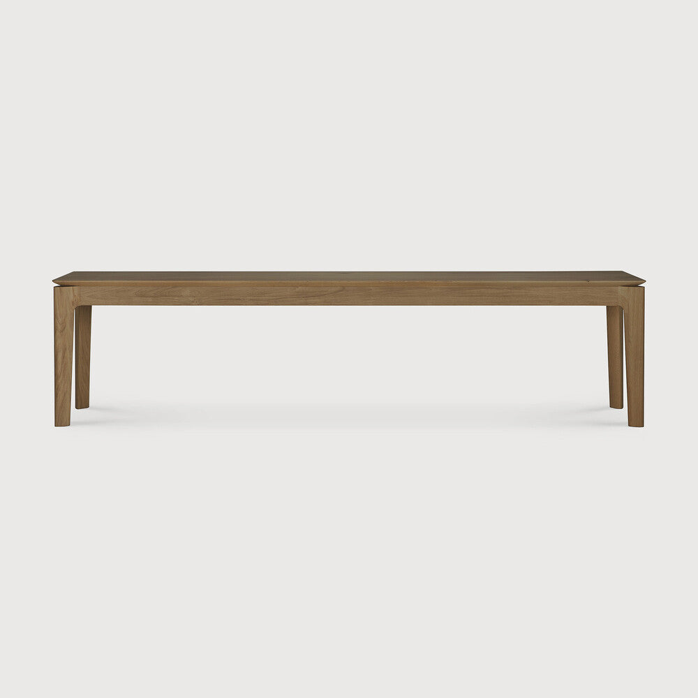 Featuring Bok Teak Bench by Ethnicraft at Amethyst Home. Reminiscent of a goat's curved horns, the Bok collection combines sculptural elegance and contemporary crafting into a graceful and airy form. The Bok bench will pair perfectly with the Bok dining table. But also, as a stand-alone against a wall, in a hallway, or at the end of a bed.Adjustable Feet : NoBrushed : NoCollectio. Amethyst Home provides interior design, new construction, custom furniture, and area rugs in the Des Moines metro area