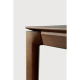 Featuring Bok Teak Brown Bench by Ethnicraft at Amethyst Home. Reminiscent of a goat's curved horns, the Bok collection combines sculptural elegance and contemporary crafting into a graceful and airy form. The Bok bench pairs well with the Bok dining table, but also as a stand-alone against a wall, in a hallway or at the end of a bed.
Overall Dimensions: 14 in W x 50 in L x 18.5 in. Amethyst Home provides interior design, new construction, custom furniture, and area rugs in the Monterey metro area