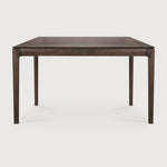 Featuring Bok Varnished Oak Brown Dining Table by Ethnicraft at Amethyst Home. Just like its matching chair, the Bok dining table has become one of our signature designs. Its airy shape yet rock solid construction make this piece a timeless and remarkable design to enjoy for years to come.Collection : BokExtendable : NoFinish : VarnishedFloor Protector : YesMain Material : OakMax. Amethyst Home provides interior design, new construction, custom furniture, and area rugs in the Des Moines metro area