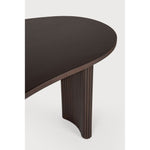 Featuring Boomerang Mahogany Dark Brown Desk by Ethnicraft at Amethyst Home. Inspired by shapes found in nature, the Boomerang collection features a playful, pebble top set on curved legs with a stacked, wood stick effect. The Boomerang desk is a statement piece for any workspace with its organic, eye-catching design unique for the office.Weight : 91 lbs Dimensions: 39.5" W x. Amethyst Home provides interior design, new construction, custom furniture, and area rugs in the Salt Lake City metro area