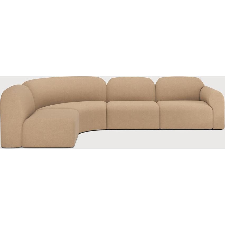 Bulky Light Sepia Left Modular Sofa Set  Ethnicraft