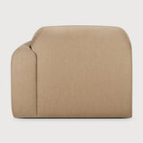 Featuring Bulky Light Sepia Modular Sofa by Ethnicraft at Amethyst Home. The Bulky celebrates simplicity and versatility in one cohesive form. Its mono-volume design, softened by rounded corners and accentuated with subtle stitching details, lends understated elegance to any space. The clean silhouette pairs with luxurious upholstery and thoughtful contours to provide lasting comfort. Amethyst Home provides interior design, new construction, custom furniture, and area rugs in the Dallas metro area