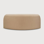 Featuring Bulky Light Sepia Modular Sofa by Ethnicraft at Amethyst Home. The Bulky celebrates simplicity and versatility in one cohesive form. Its mono-volume design, softened by rounded corners and accentuated with subtle stitching details, lends understated elegance to any space. The clean silhouette pairs with luxurious upholstery and thoughtful contours to provide lasting comfort.. Amethyst Home provides interior design, new construction, custom furniture, and area rugs in the Tampa metro area