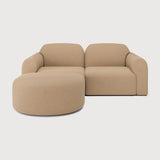Featuring Bulky Light Sepia Semi-Circle Left Modular Sofa Set by Ethnicraft at Amethyst Home. The Bulky celebrates simplicity and versatility in one cohesive form. Its mono-volume design, softened by rounded corners and accentuated with subtle stitching details, lends understated elegance to any space. The clean silhouette pairs with luxurious upholstery and thoughtful contours to p. Amethyst Home provides interior design, new construction, custom furniture, and area rugs in the Seattle metro area