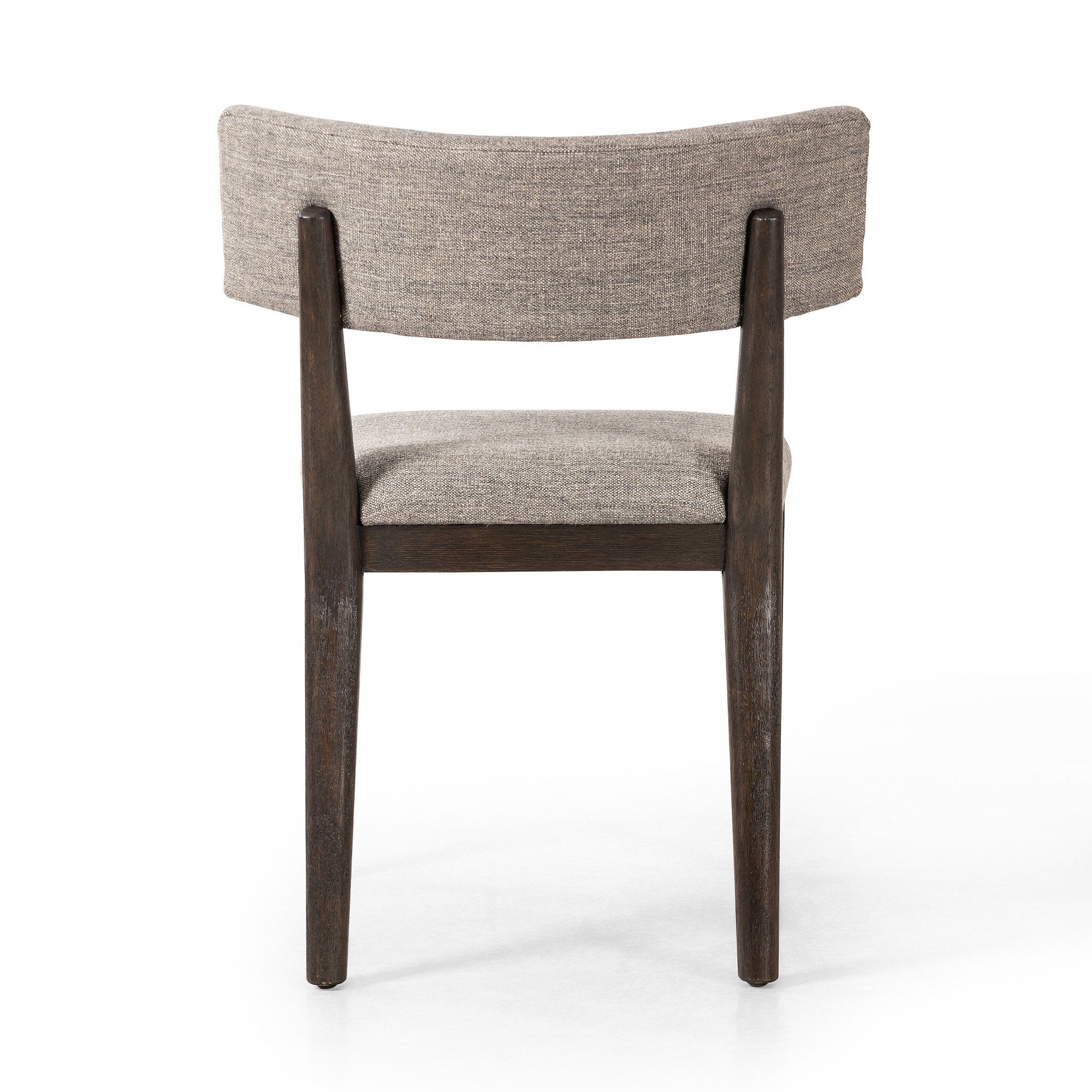 Featuring Cardell Alcala Nickel Dining Chair by Four Hands at Amethyst Home. Burnt parawood forms a curved barrel back for a shapely take on everyday dining, with textural fabric that moves between styles with ease.Overall Dimensions: 24.00"w x 22.50"d x 32.50"hWeight : 16.53 lbsMaterials : 70% Polyester, 20% Viscose (Rayon), 10% Flax/Linen, Solid Parawood, Poplar Plywood. Amethyst Home provides interior design, new construction, custom furniture, and area rugs in the Miami metro area