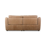 Featuring Crawford Palermo Drift Power Recliner 2-Piece Sectional Sofa by Four Hands at Amethyst Home. A fresh take on the classic recliner. Customize your comfort level with the push of hidden buttons with pieces in our Power Motion collection. Made from caramel top-grain leather. Includes 9'5" power cord. There is a six-motor maximum per power outlet. Each motor comes with a two-yea. Amethyst Home provides interior design, new construction, custom furniture, and area rugs in the Miami metro area