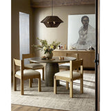 Featuring Crofton Antwerp Natural Dining Chair by Four Hands at Amethyst Home. Embracing a primitive design with wide, slightly tapered legs and a distinctive wood connection through the frame. Sandy nettlewood and natural fabric pair for rustic charm and modern comfort.Overall Dimensions: 20.75"w x 21.75"d x 33.00"hWeight : 21.38 lbsMaterials : 39% Linen, 35% Cotton, 26% Poly. Amethyst Home provides interior design, new construction, custom furniture, and area rugs in the Newport Beach metro area