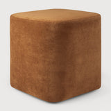 Featuring Cube Cinnamon Pouf by Ethnicraft at Amethyst Home. Elegant style comes with the Cube pouf. Comfortable and sturdy, the Cube is durably crafted using Italian textiles. Warm and timeless tones combine perfectly with other materials to bring a refined yet relaxed aesthetic in modern breakout spaces.Weight : 17 lbDimensions: 17.5 in W  x 17.5 in L x 17 in HAdjustable Feet : N. Amethyst Home provides interior design, new construction, custom furniture, and area rugs in the Monterey metro area
