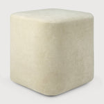 Featuring Cube Sand Pouf by Ethnicraft at Amethyst Home. Elegant style comes with the Cube pouf. Comfortable and sturdy, the Cube is durably crafted using Italian textiles. Warm and timeless tones combine perfectly with other materials to bring a refined yet relaxed aesthetic in modern breakout spaces.Weight : 17 lb Dimensions: 17 in H x 17.5 in L x 17.5 in WAdjustable Feet : NoBrushe. Amethyst Home provides interior design, new construction, custom furniture, and area rugs in the Omaha metro area