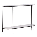 Featuring Brian Console Table by Dovetail at Amethyst Home. Expertly crafted, the Brian Console Table offers both style and function to any living space. Its sleek design adds a touch of elegance, while the solid wood construction ensures durability for daily use. Use it as a statement piece or for practical storage, the possibilities are endless.
Overall Dim. Amethyst Home provides interior design, new home construction design consulting, vintage area rugs, and lighting in the Houston metro area.