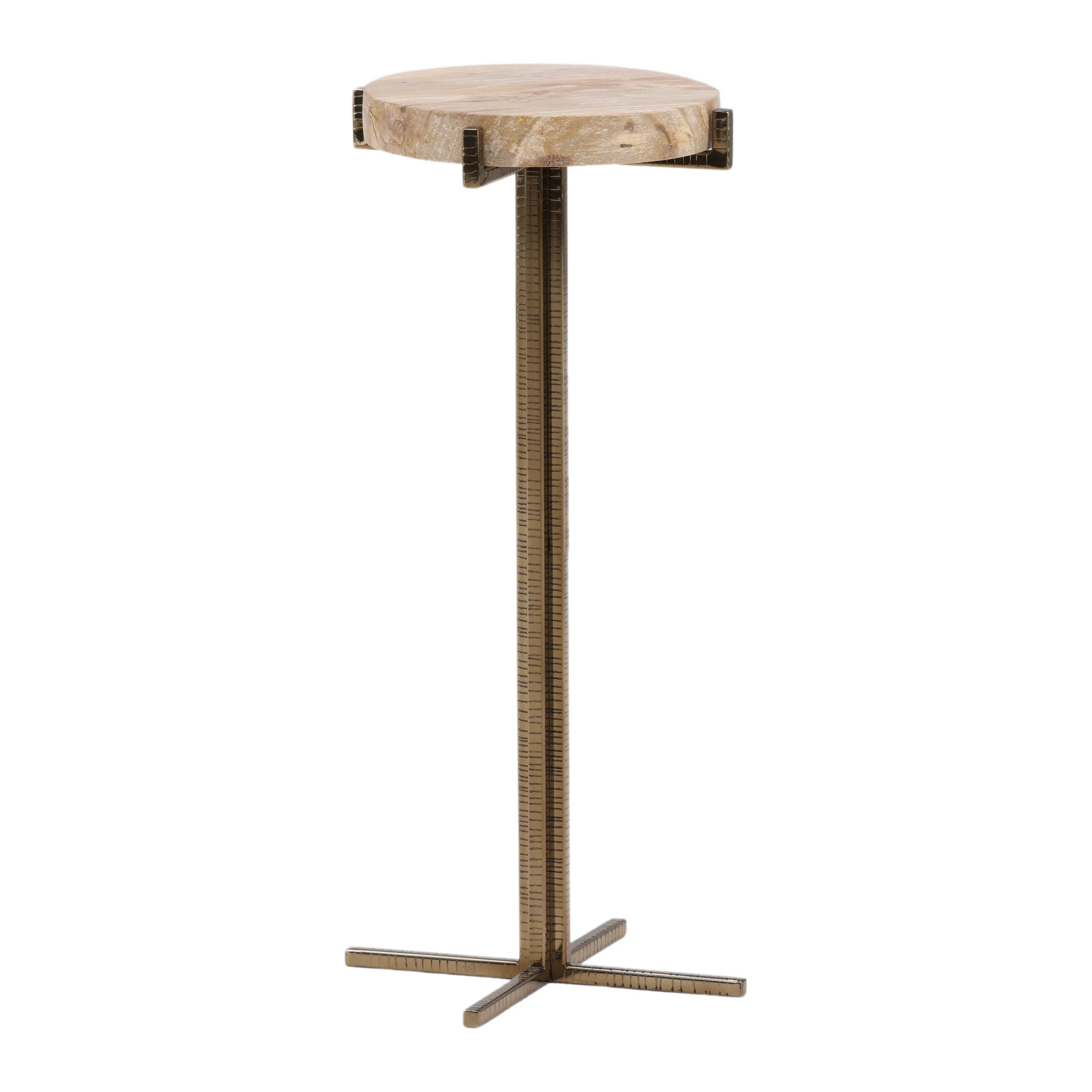 Featuring Hesper Side Table by Dovetail at Amethyst Home. The Hesper Side Table is a sleek and functional addition to any room. With its simple yet elegant design, it serves as a stylish side table for your daily use. Crafted with high-quality materials, it provides long-lasting durability for years to come. Add a touch of sophistication to your space with . Amethyst Home provides interior design, new home construction design consulting, vintage area rugs, and lighting in the Nashville metro area.