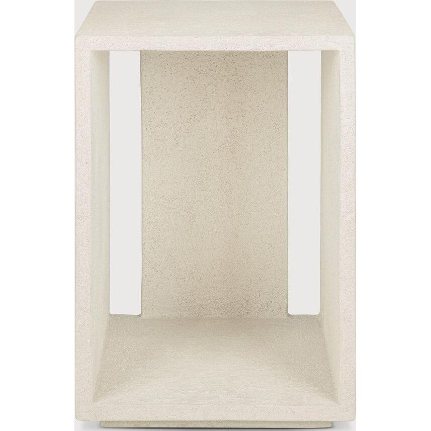 Featuring Elements Microcement Bedside Table by Ethnicraft at Amethyst Home. Elegant simplicity forms the basis of the Elements collection. Seamless and softened forms blend perfectly with textural character at the expert hands of artisans. Each piece offers a slightly unique identity with a high-performing, fine, earthy stone finish. Elements make a durable and stylish addition t. Amethyst Home provides interior design, new construction, custom furniture, and area rugs in the San Diego metro area