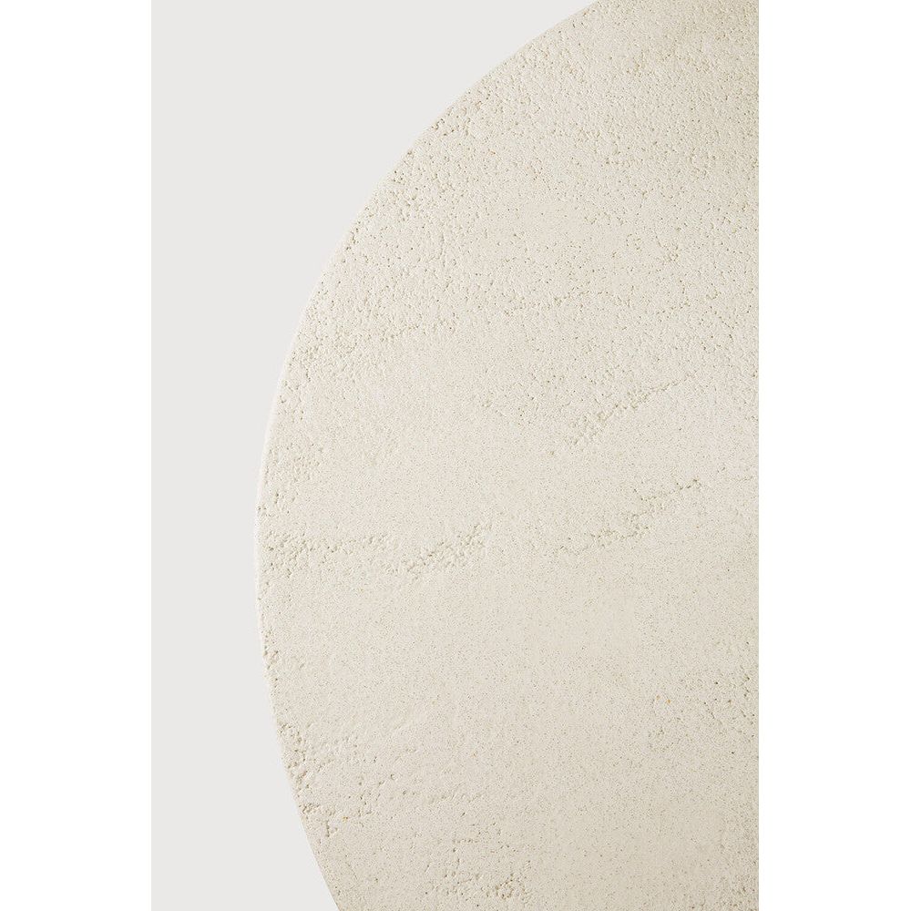 Featuring Elements Microcement Round Coffee Table by Ethnicraft at Amethyst Home. Elegant simplicity forms the basis of the Elements collection. Seamless and softened forms blend perfectly with textural character at the expert hands of artisans. Each piece offers a slightly unique identity with a high-performing, fine, earthy stone finish. Elements make a durable and stylish addition. Amethyst Home provides interior design, new construction, custom furniture, and area rugs in the Boston metro area