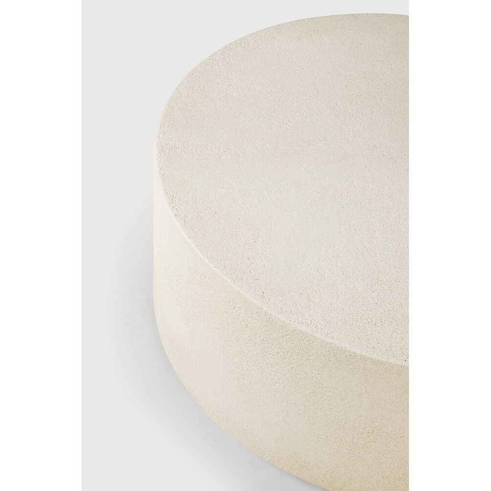 Featuring Elements Microcement Round Coffee Table by Ethnicraft at Amethyst Home. Elegant simplicity forms the basis of the Elements collection. Seamless and softened forms blend perfectly with textural character at the expert hands of artisans. Each piece offers a slightly unique identity with a high-performing, fine, earthy stone finish. Elements make a durable and stylish addition . Amethyst Home provides interior design, new construction, custom furniture, and area rugs in the Omaha metro area