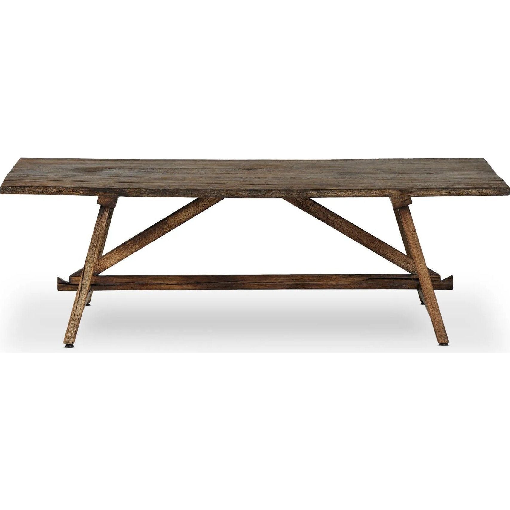 Elio Burnt Bleached Oak Small Coffee Table  Four Hands