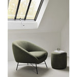 Featuring Barrow Pine Green Pouf by Ethnicraft at Amethyst Home. The Barrow Pouf is a cozy complement to any living space. Made with Italian fabrics in a range of hues, the Barrow pouf creates a relaxed atmosphere while doubling as additional seating for an indoor gathering. This easy-to-style item was designed by Jacques Deneef.Adjustable Feet : NoCollectio. Amethyst Home provides interior design, new home construction design consulting, vintage area rugs, and lighting in the Portland metro area.