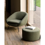 Featuring Barrow Pouf Pine Green by Ethnicraft at Amethyst Home. The Barrow Pouf is a cosy complement to any living space. Made with Italian fabrics in a range of hues, the Barrow pouf creates a relaxed atmosphere while doubling as additional seating for an indoor gathering. This easy-to-style item was designed by Jacques Deneef.
Dimensions: 24"d x 24"w x 1. Amethyst Home provides interior design, new home construction design consulting, vintage area rugs, and lighting in the Charlotte metro area.
