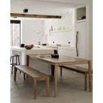 Featuring Bok Teak Bench by Ethnicraft at Amethyst Home. Reminiscent of a goat's curved horns, the Bok collection combines sculptural elegance and contemporary crafting into a graceful and airy form. The Bok bench will pair perfectly with the Bok dining table. But also, as a stand-alone against a wall, in a hallway, or at the end of a bed.Adjustable Feet :. Amethyst Home provides interior design, new home construction design consulting, vintage area rugs, and lighting in the Scottsdale metro area.